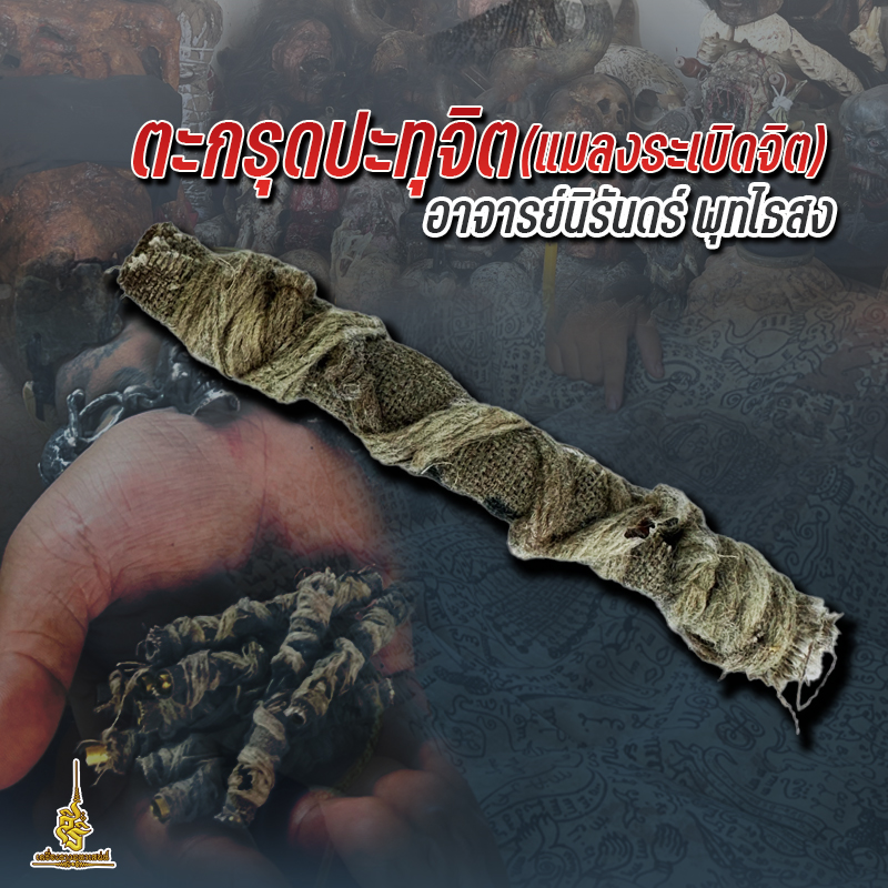 ตะกรุดปะทุจิต (แมลงระเบิดจิต) อาจารย์นิรันดร์ พุทไธสง ✔️