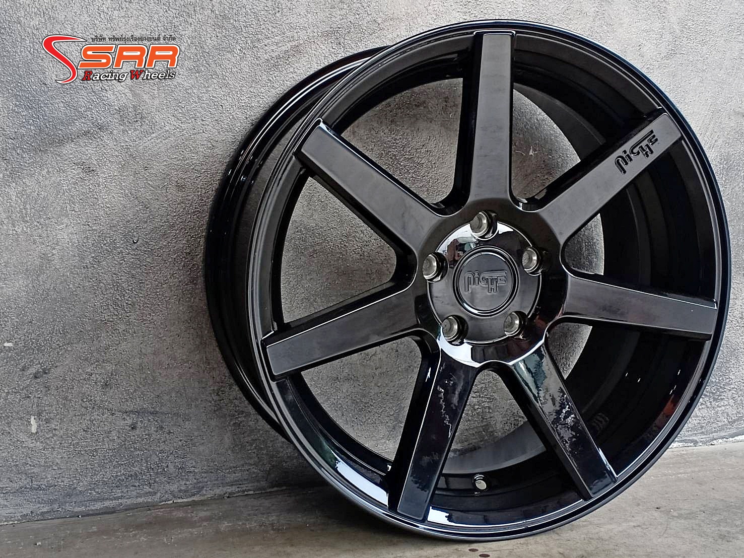 NICHE VERONA M168 ขอบ18 5x114.3 ET+40 GLOSSY BLACK