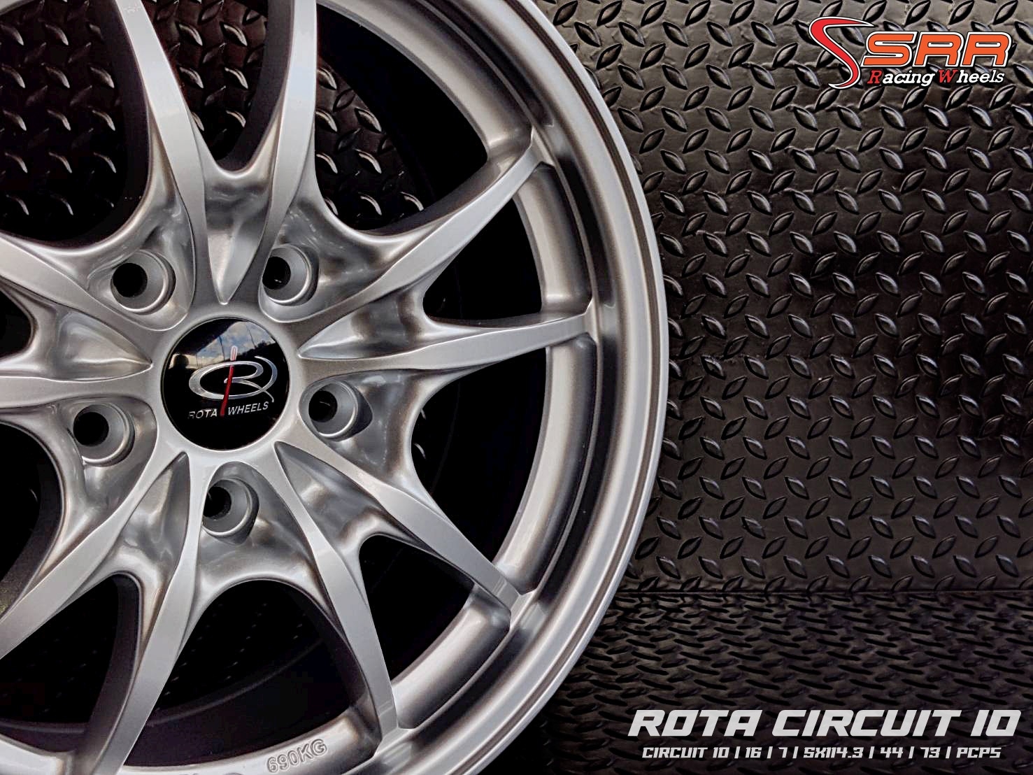 ROTA CIRCUIT 10 ขอบ16 5H114.3 ET44 PCPS ราคาพิเศษ