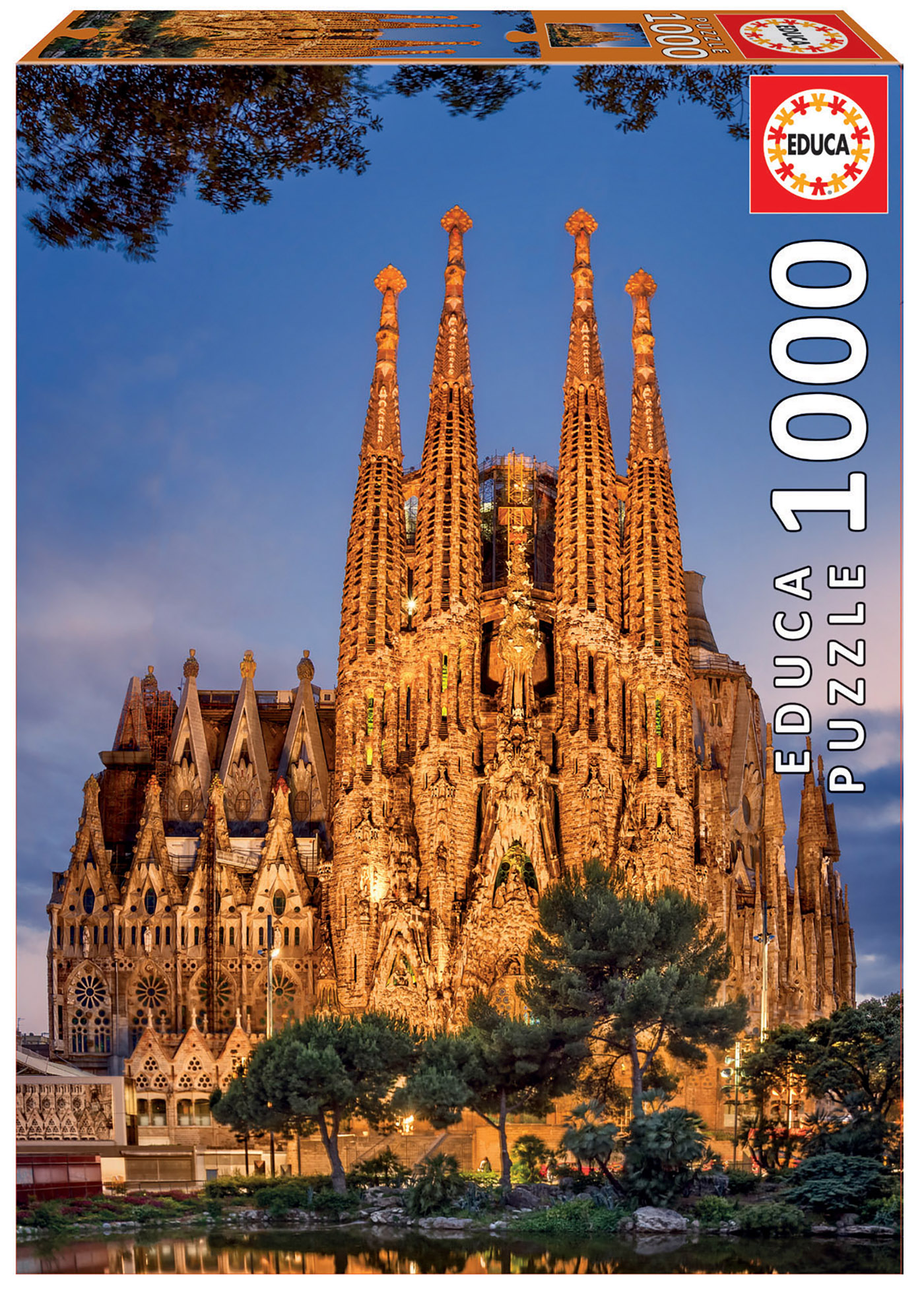 Educa - Sagrada Familia, Barcelona by Domingo Leiva 1000 pcs.
