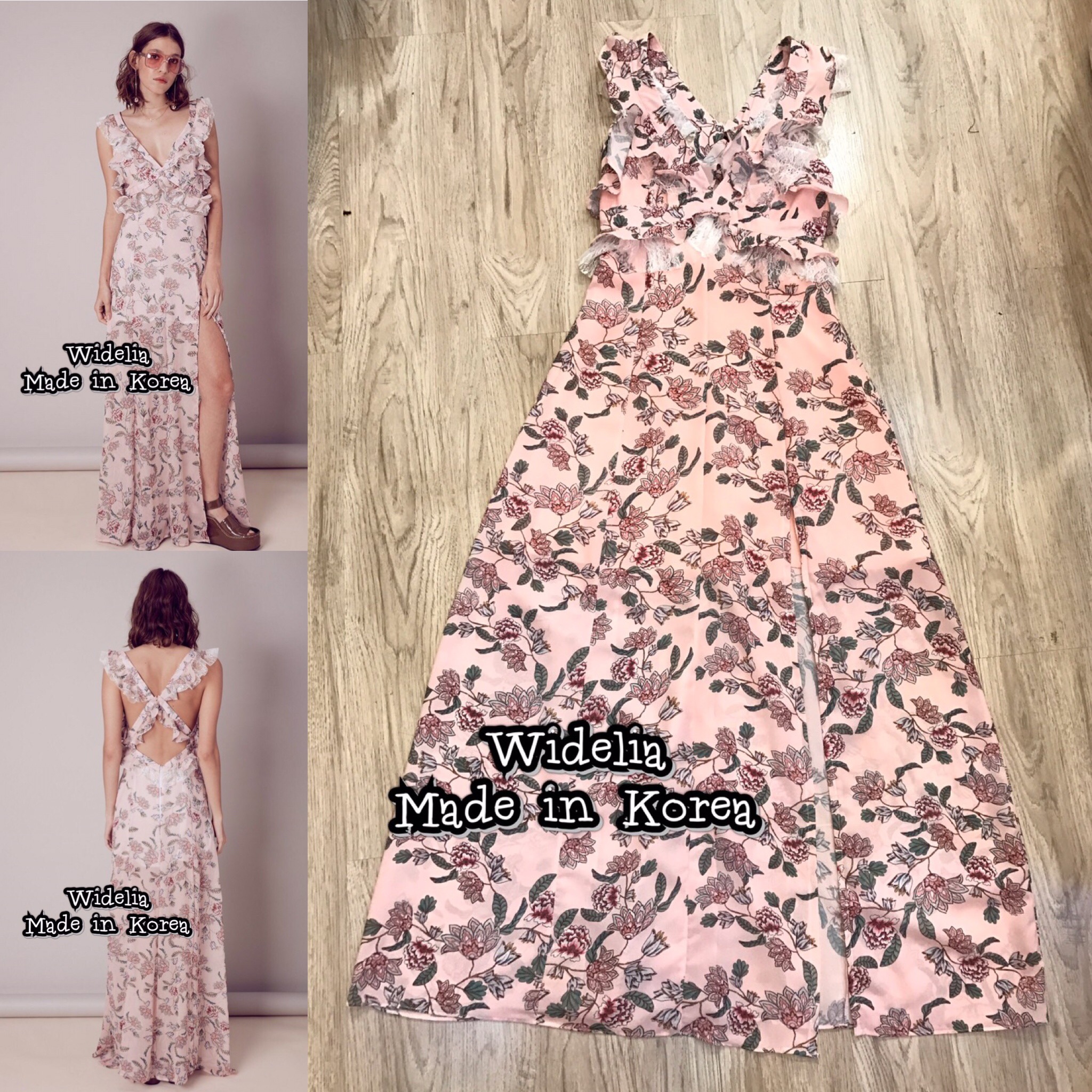 *พร้อมส่ง*FLALM Dress :: เดรสแขนกุดแต่งระบายแสนหวาน