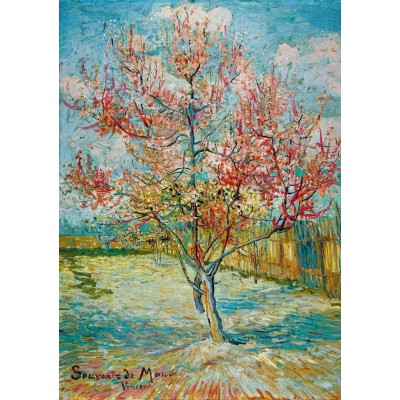 Bluebird Puzzle - Pink Peach Trees (Souvenir de Mauve), 1888 by Vincent Van Gogh 1000 pcs.