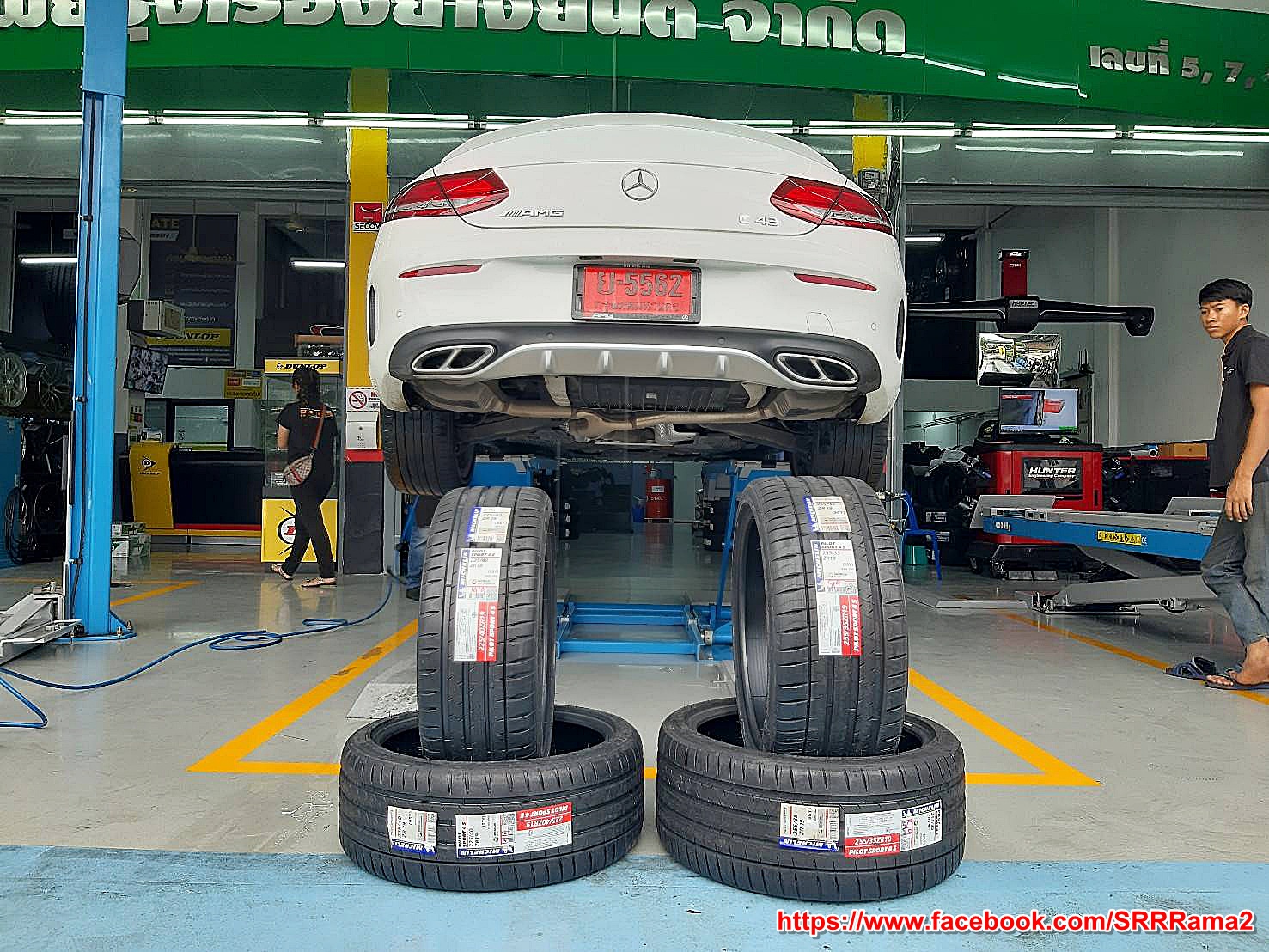 MICHELIN PILOT SPORT 4S 255/35ZR19 ยางนำเข้า สำหรับใส่รถBENZ C43