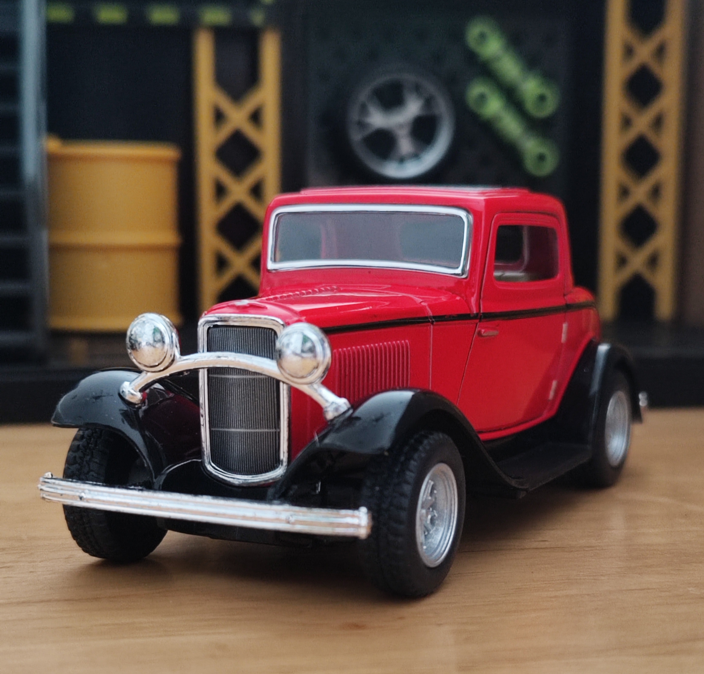 1932 Ford 3-Window Coupe โมเดลรถเหล็ก (ปลีก-ส่ง)