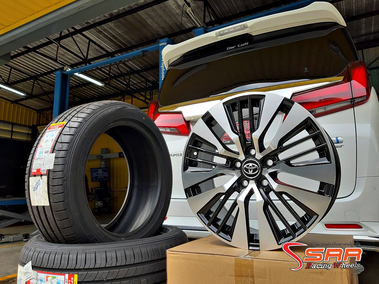 ล้อแม็กซ์ สำหรับใส่รถ TOYOTA ALPHARD , VELLFIRE , CAMRY ขอบ18 นิ้ว