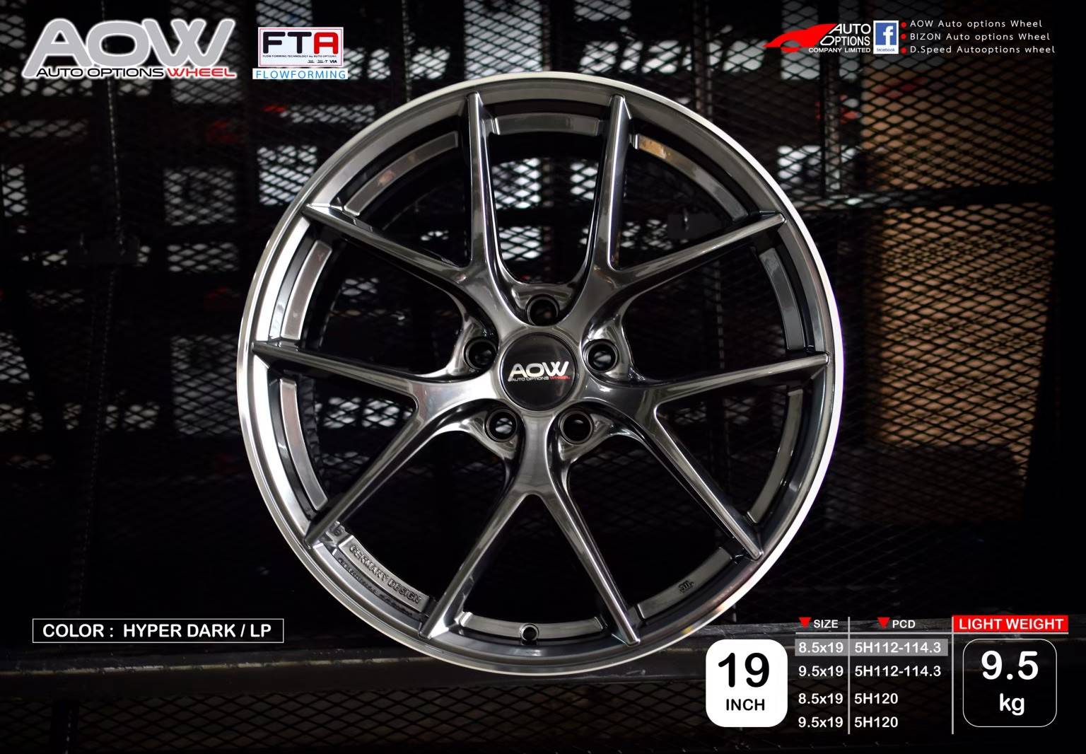 BBS CI-R (Flow Forming) ขอบ19 5H120 สำหรับรถBMW และ BYD SEAL