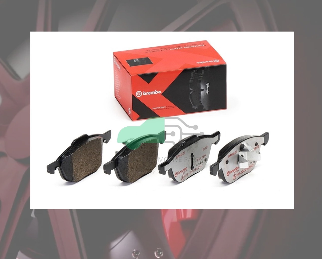 P24 061X ผ้าเบรกหน้า (แท้ BREMBO รุ่น Xtra) FORD FOCUS (1.6 1.8 2.0), ECO Sport 05-11, 12->