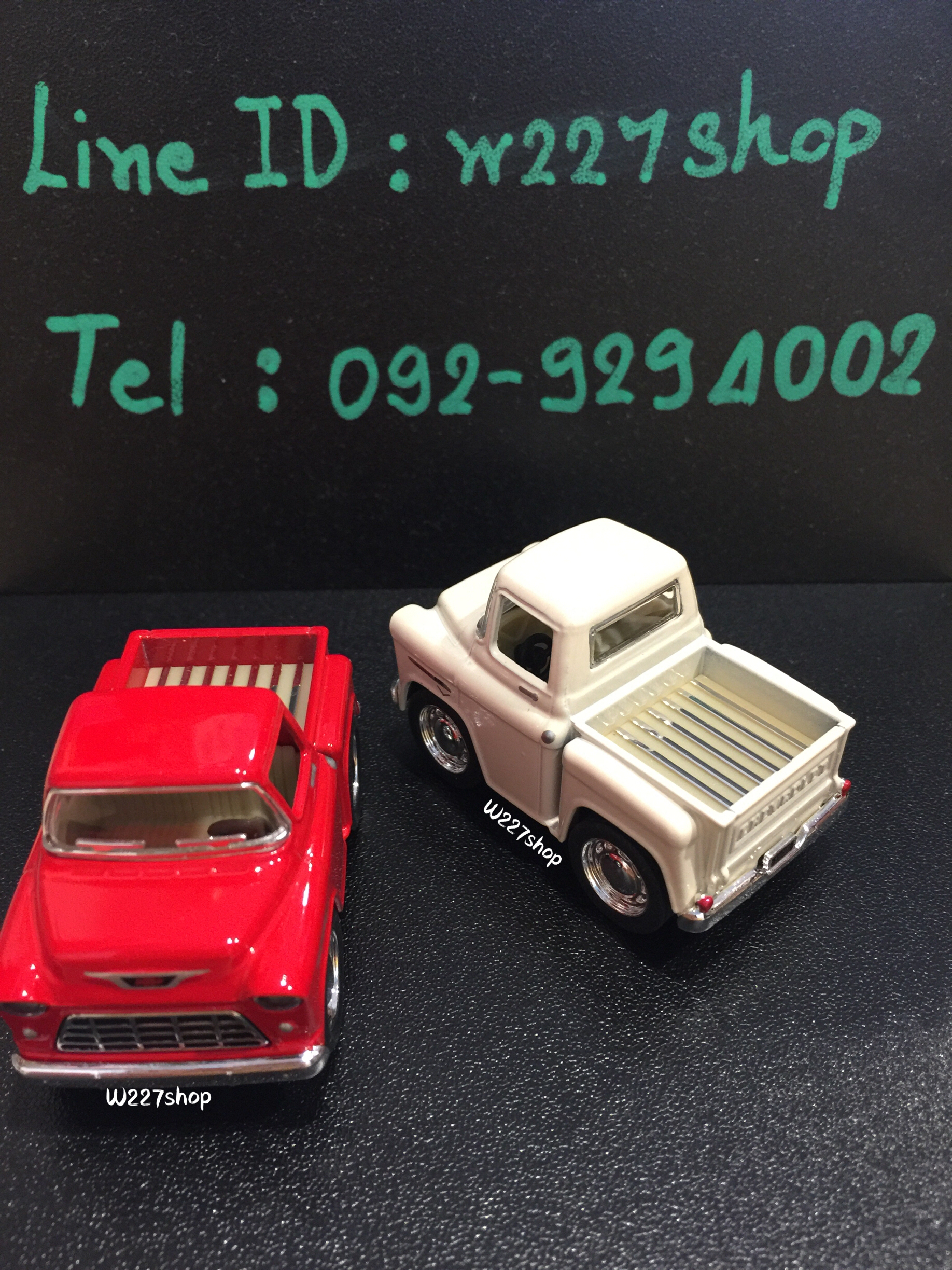 โมเดลรถเหล็ก รถกระบะ Stepside Junior ขนาด 2 นิ้ว กดลาน (ปลีก-ส่ง)