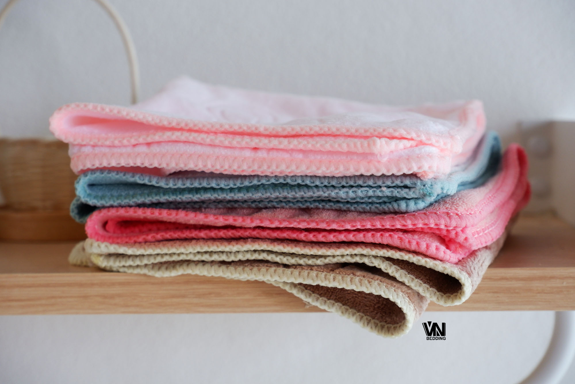 ผ้านาโนอเนกประสงค์สีพื้น ขนาด30*30 CM รุ่นหนา (1โหล)