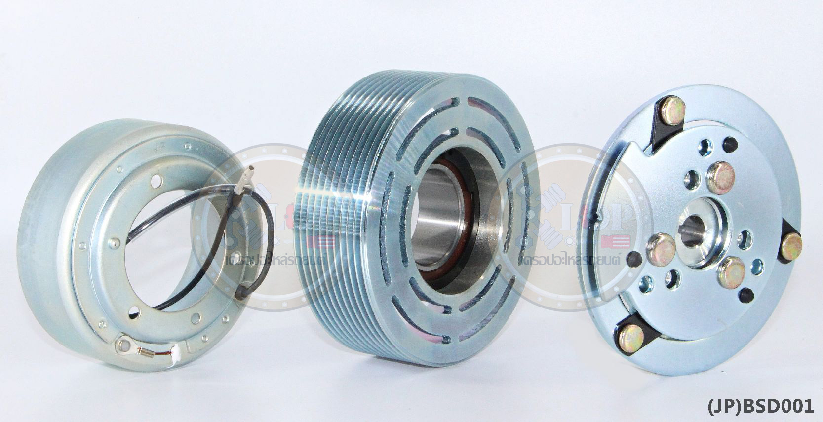 (JP)BSD001-JP(Vinn) ชุดหน้าคลัทช์(Sanden) SD 508 120mm. 10PK 12V. เล็ก (ญี่ปุ่น)