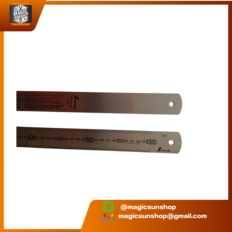 SHINWA 21576 STAINLESS STEEL 1 M. (1000MM)
