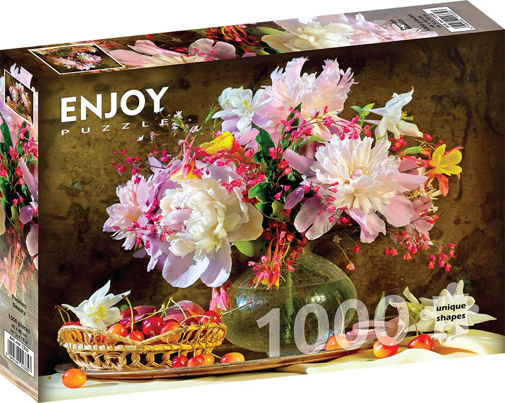 Enjoy Puzzle - Peonies Beauty 1000 pcs.