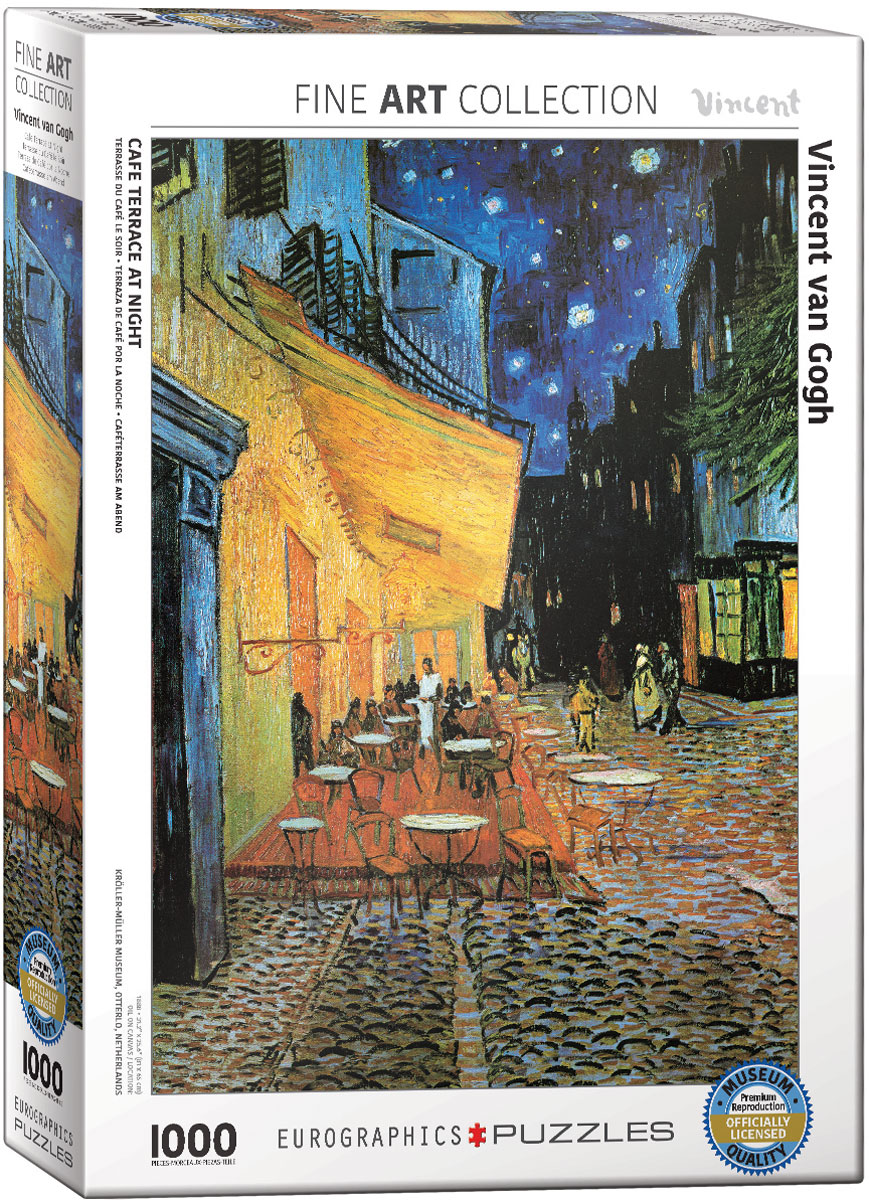Eurographics - Cafe Terrace at Night by Vincent Van Gogh (Non-Pattern) 1000 pcs.
