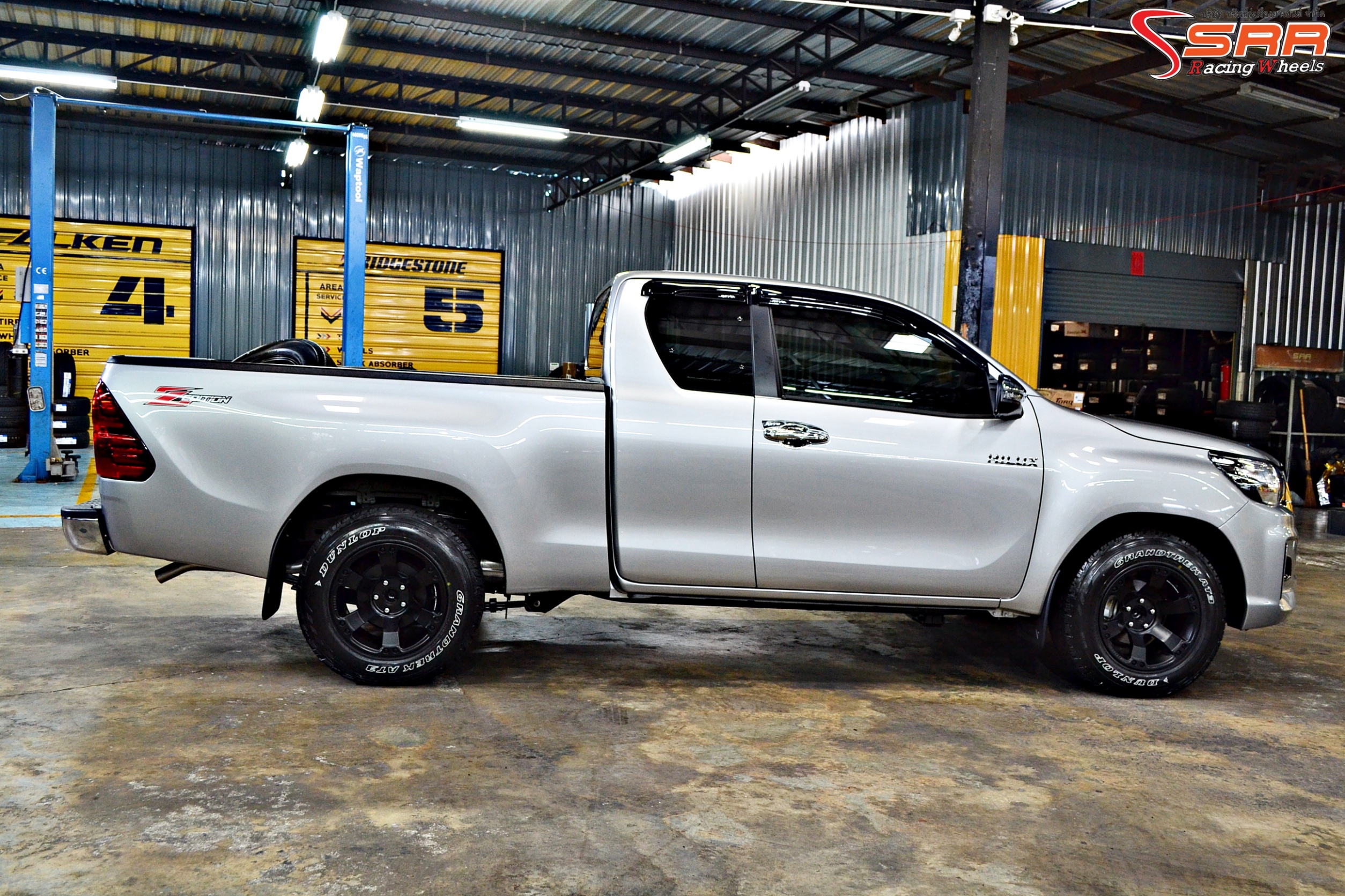 ROAR TM-341 ขอบ16 5x114.3 BLACK FLAT