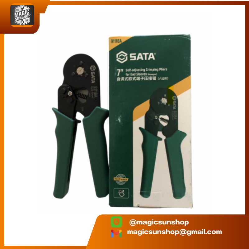 925758 SATA 7 inch self-adjusting terminal crimping pliers 91118A