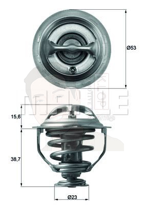 TX 117 95D วาล์วน้ำ า 2.0TFSI / A4 A5 Q3 Q5, Passat 06J121113C (ยี่ห้อ MAHLE)