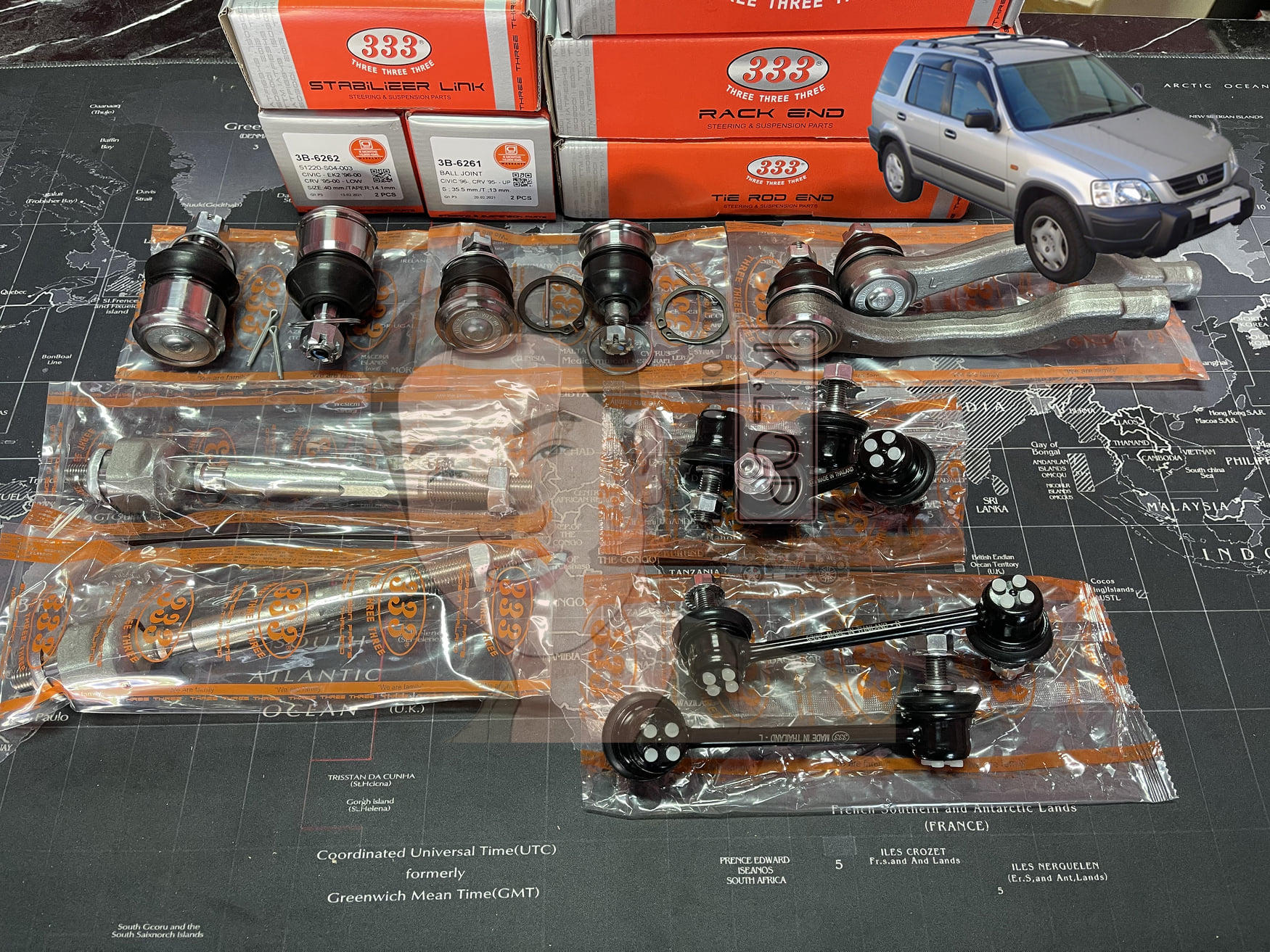 ชุดลูกหมาก (333&CJ) HONDA CRV ปี1996-2001 (RD)