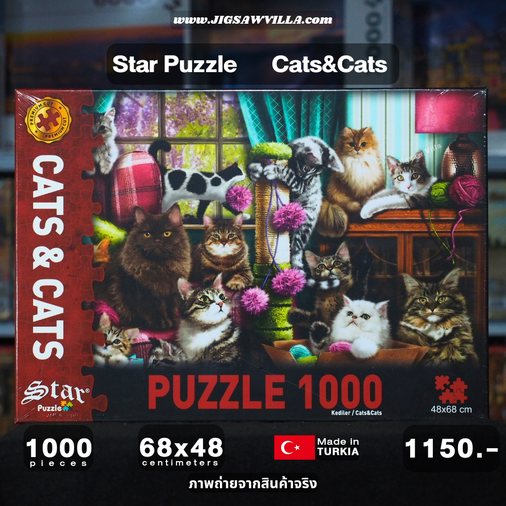 Star - Cats & Cats 1000 pieces