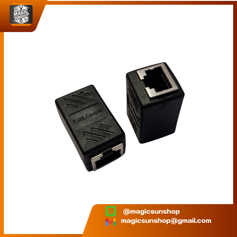 RJ45 Connector for CAT5/CAT6 Black