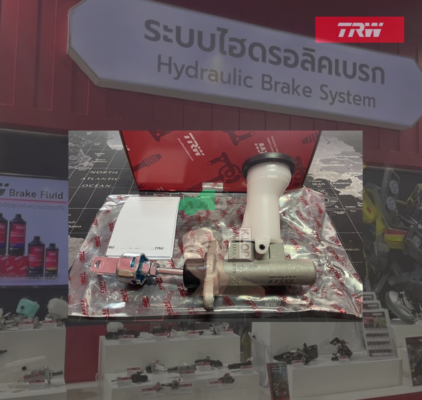 PNB506P แม่ปั๊มคลัทช์บน HILUX TIGER LN145 กระปุกยาว 5/8"