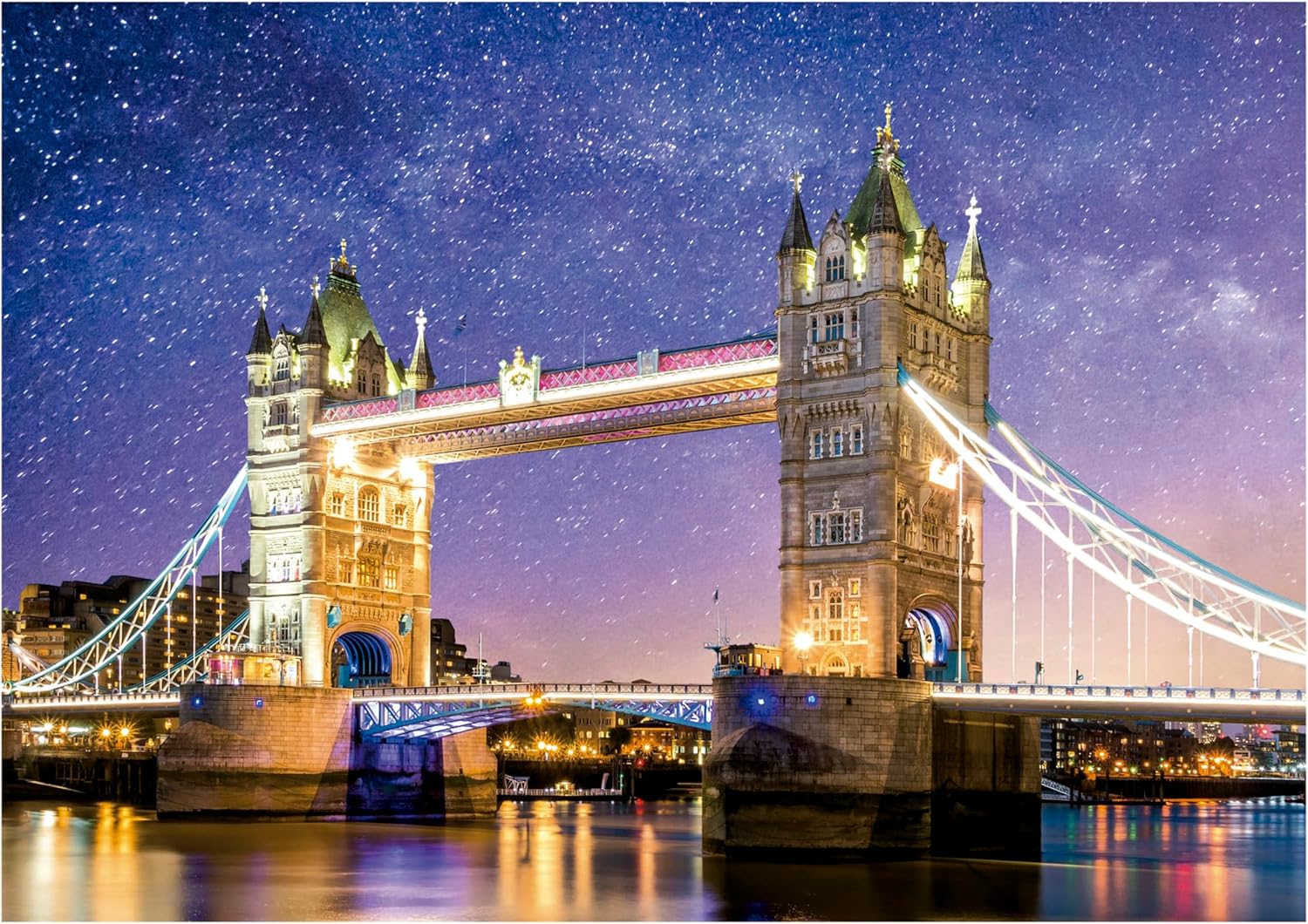 Educa - Tower Bridge, London Neon (Glow in the Dark) 1000 pcs.