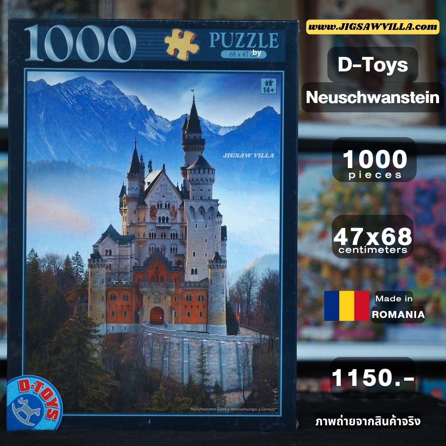 D-TOYS - Neuschwanstein 1000 pcs.