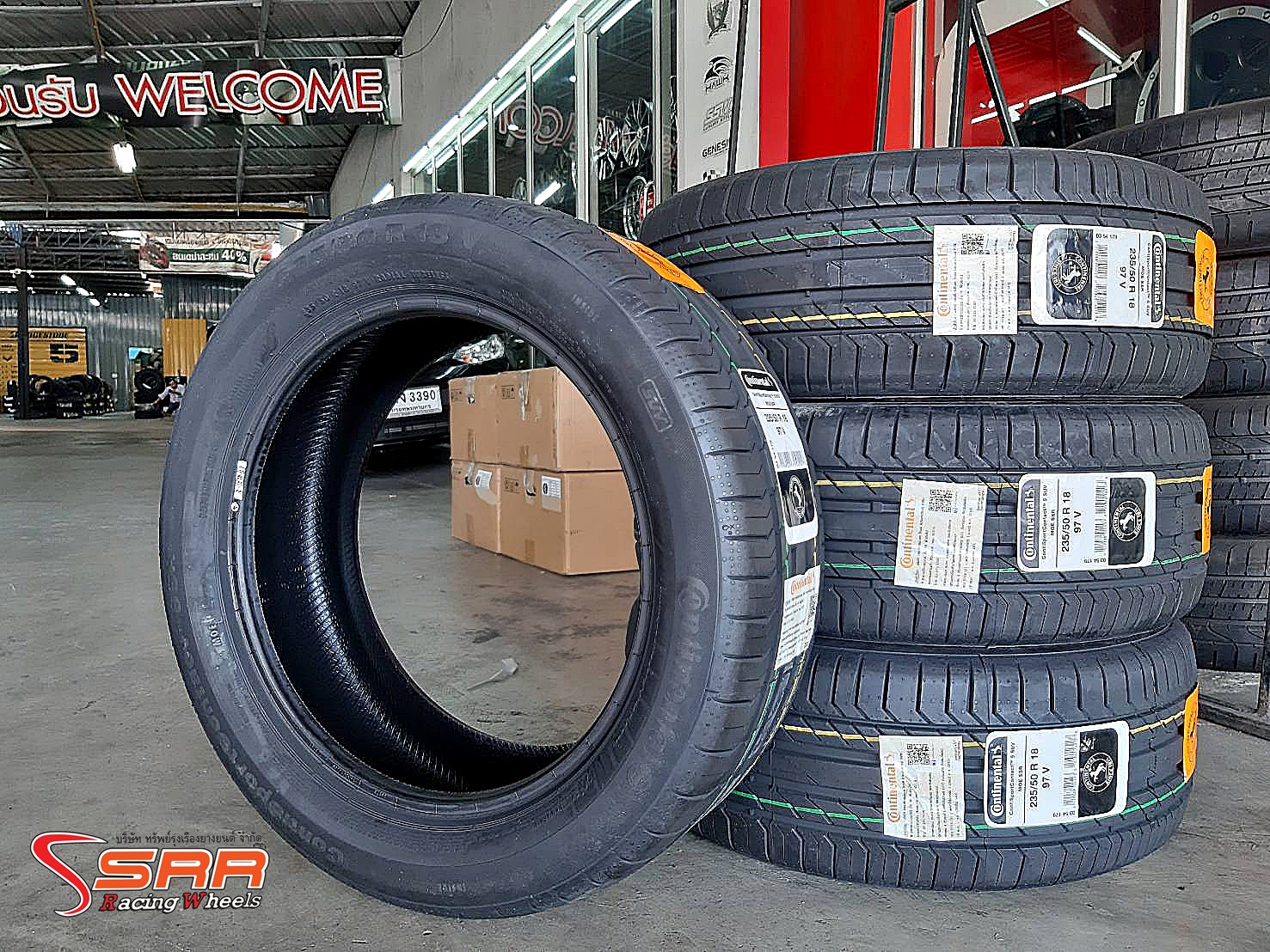 CONTINENTAL ContiSportContact 5 SUV MOE SSR 235/50R18 ยางรันแฟลต สำหรับใส่BENZ GLA