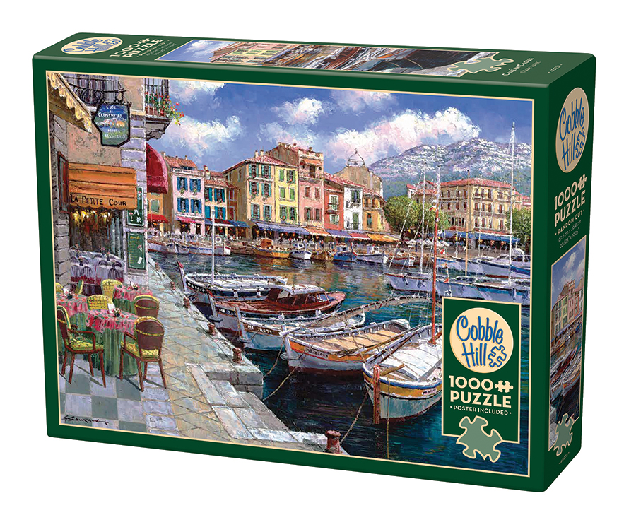 Cobble Hill - Cafe in Cassis by Sam Park 1000 pcs.