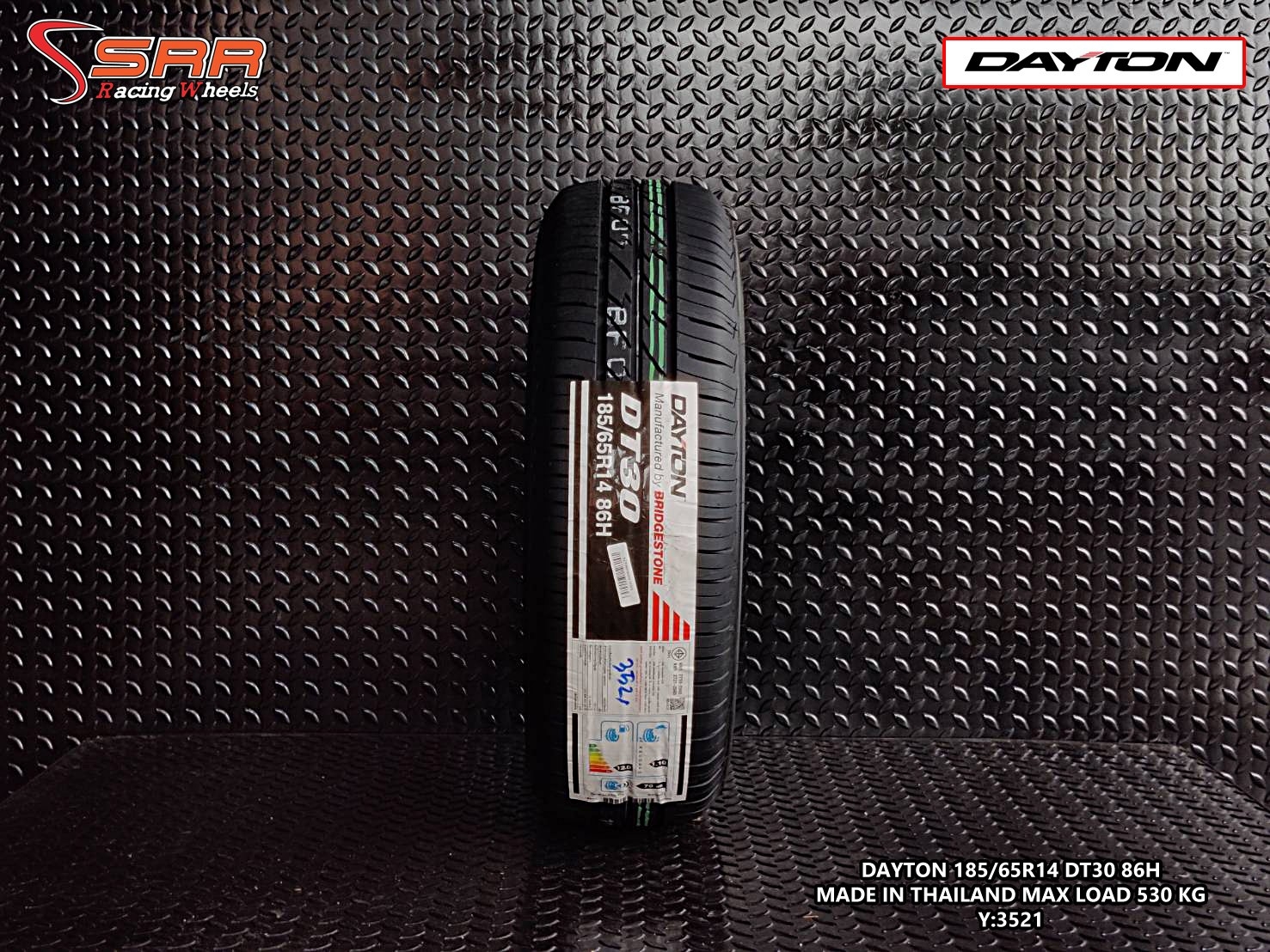 DAYTON DT30 185/65R14 ยางใหม่ปี2021 ลดราคาพิเศษ