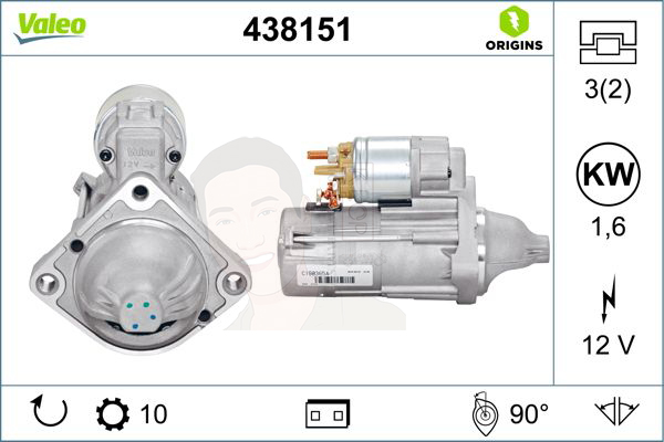 ไดสตาร์ท Valeo รุ่น BMW M47 E60/ E83(X3)/E90