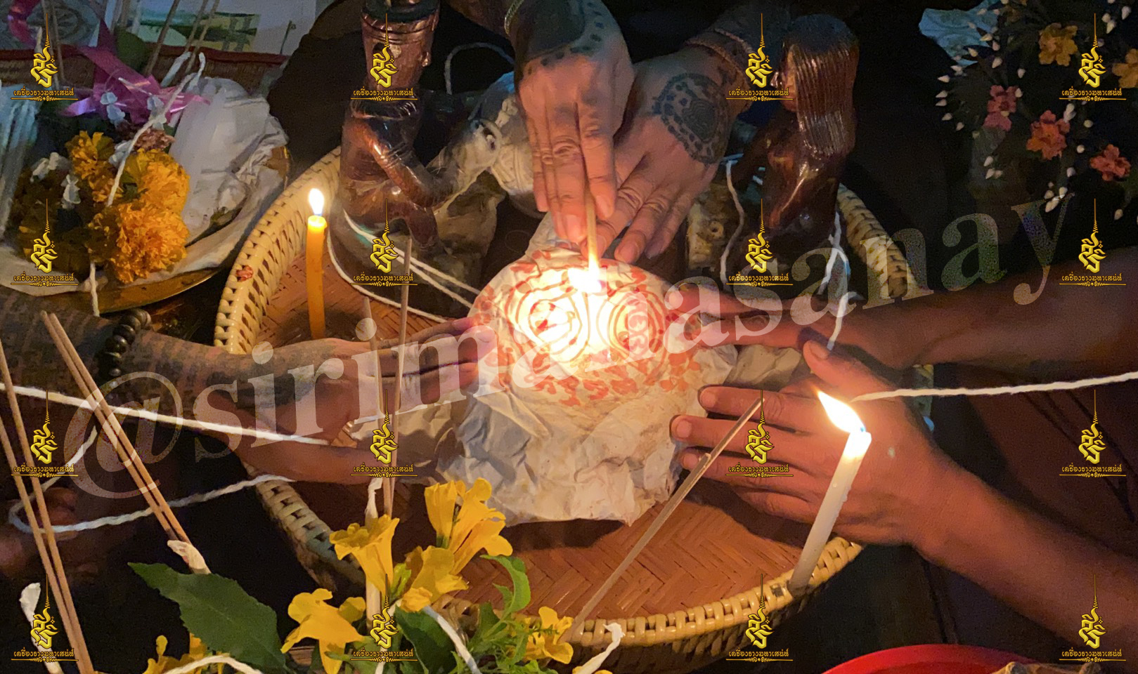 พิธี เสกหมู่รวมวิชา เขมร อิสลาม ธรรมบันลุ