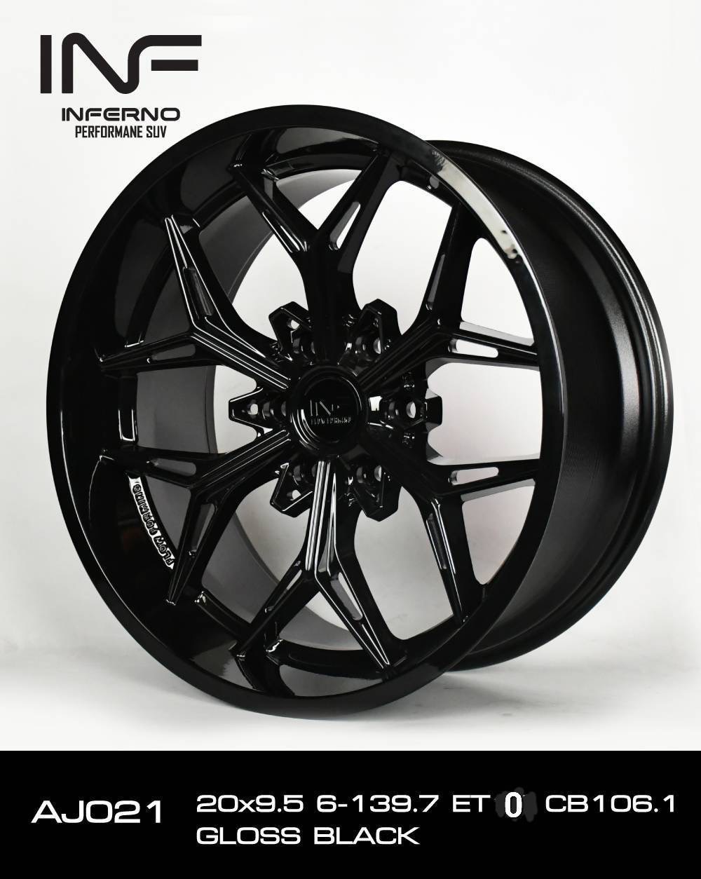 โปรล้อ INFERNO และ HAMMER ขอบ20 6รู พร้อมยาง TOYO ชุดละ 35,000฿