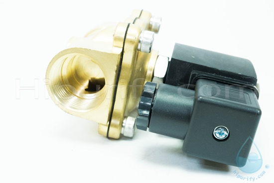 Solenoid Valve ทองเหลือง,คอยล์กันน้ำ 3/4 นิ้ว (6 หุน) 220VAC