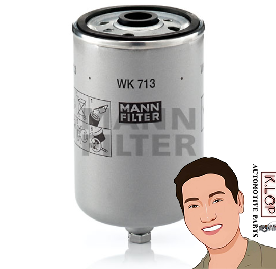 WK713 ไส้กรองโซล่า (VOLVO) S60,S80,V70,XC70,XC90 (2.4 D5) : MANN-FILTER แท้นำเข้ายุโรป
