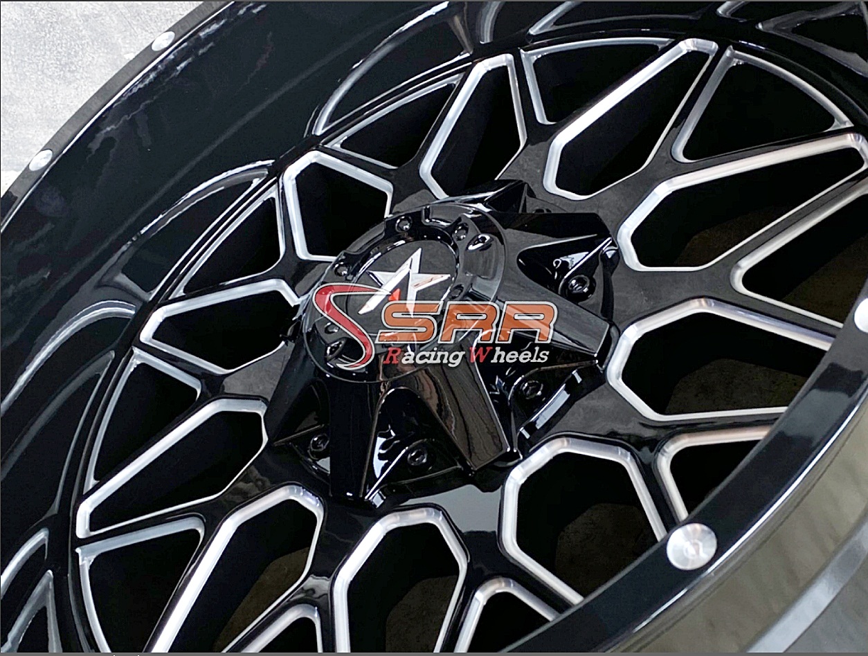 OASIS OW027 20x10 6x139.7 ET-24 BLACK & MILLED