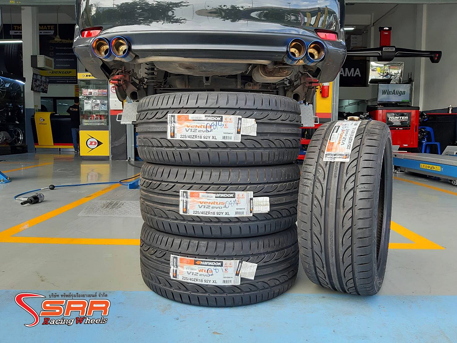 HANKOOK VENTUS V12 EVO2 225/40ZR18 ยางเกาหลี ลดราคาพิเศษ