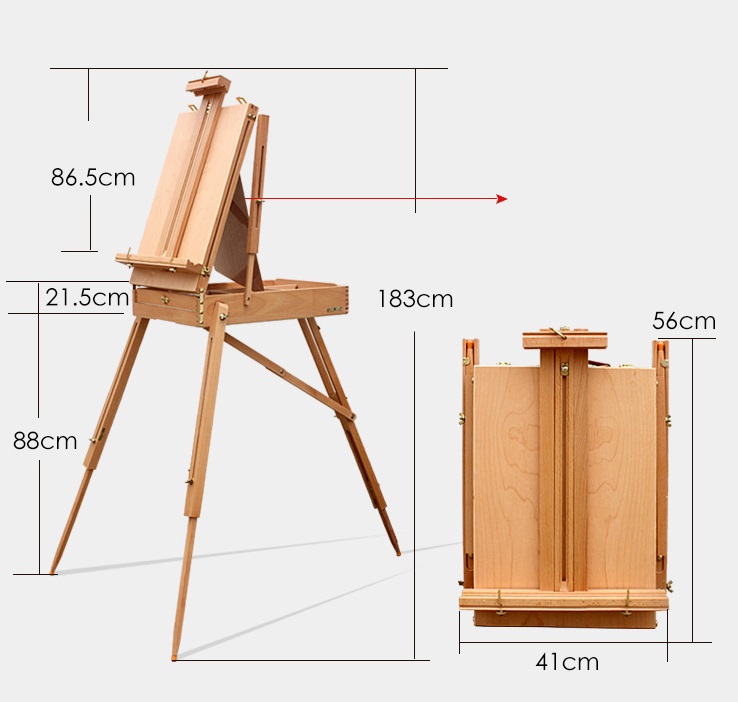 ขาตั้งวาดภาพนอกสถานที่ ใหญ่