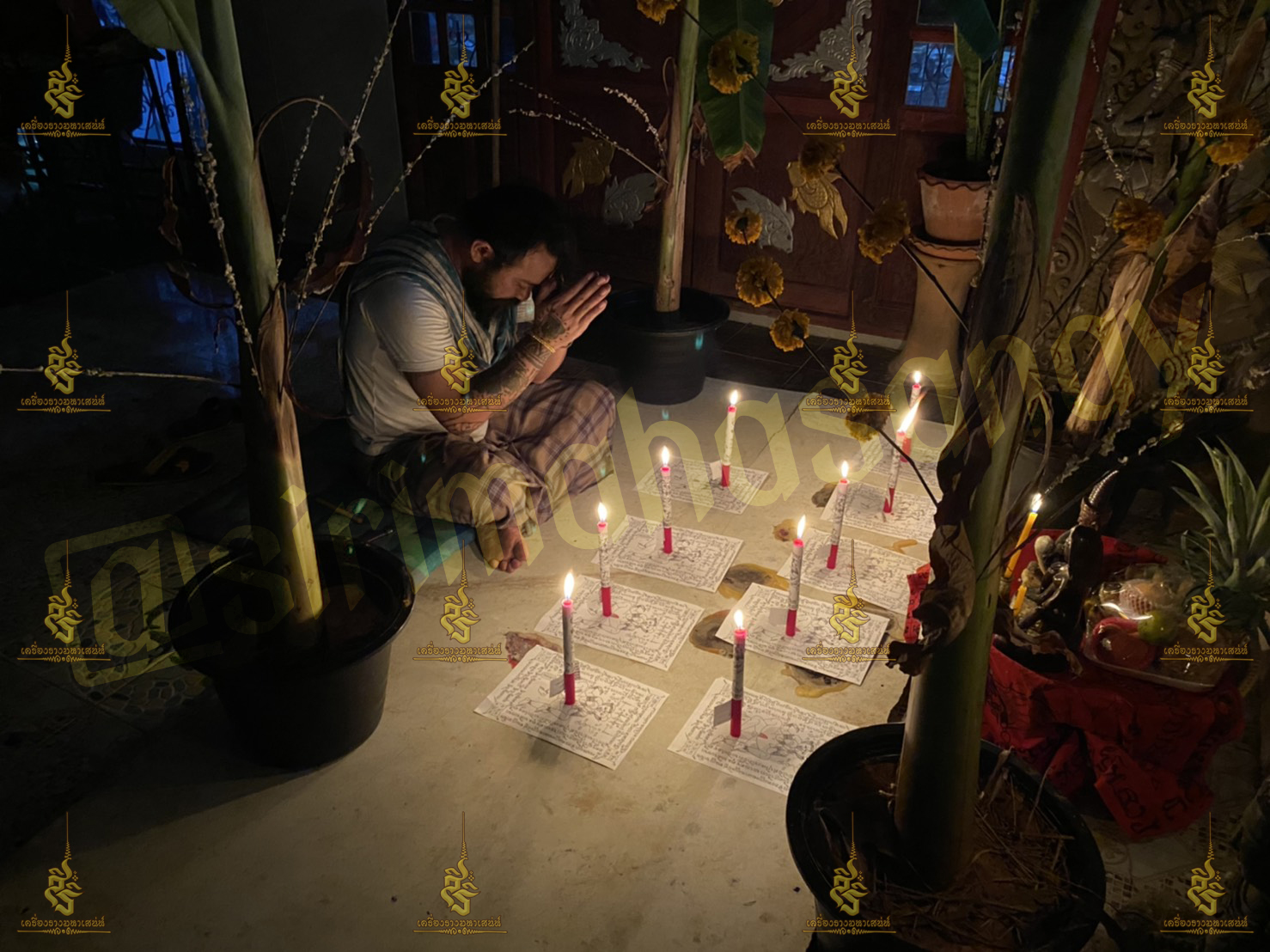 พิธีเทียนรักเสน่ห์หา อาจารย์เดี่ยว สุทธิกาโร สระแก้ว