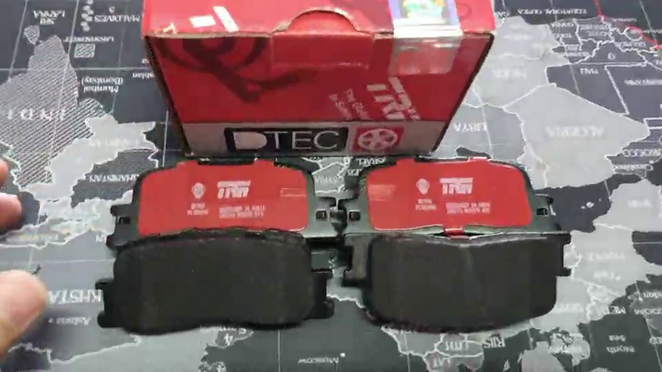GDB7628DT ผ้าดิสเบรค TRW (DTEC) Toyota Camry MCV30 ปี2001-