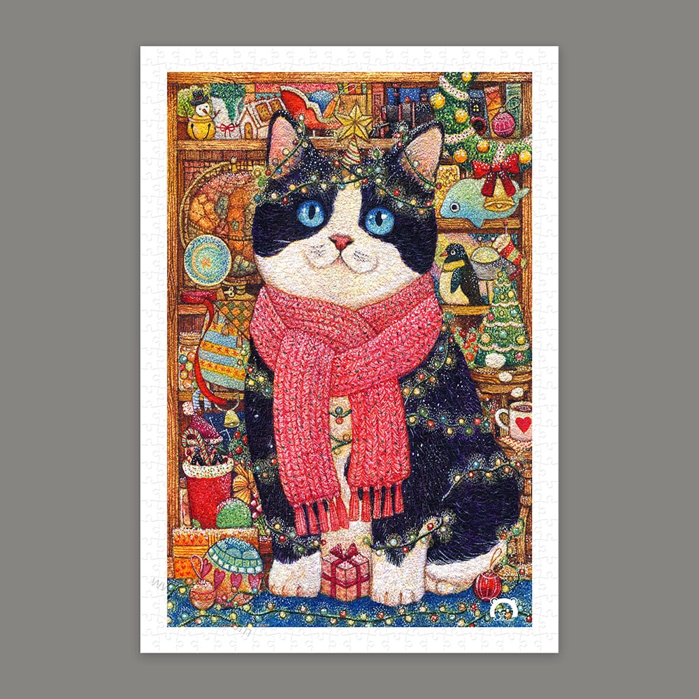 Pintoo - Cat's Christmas Collection Cabinet by Cotton Lion 600 pcs.
