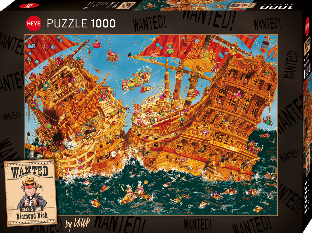 HEYE - WANTED! : Daimond Dick by Jean-Jacques Loup 1000 pcs.
