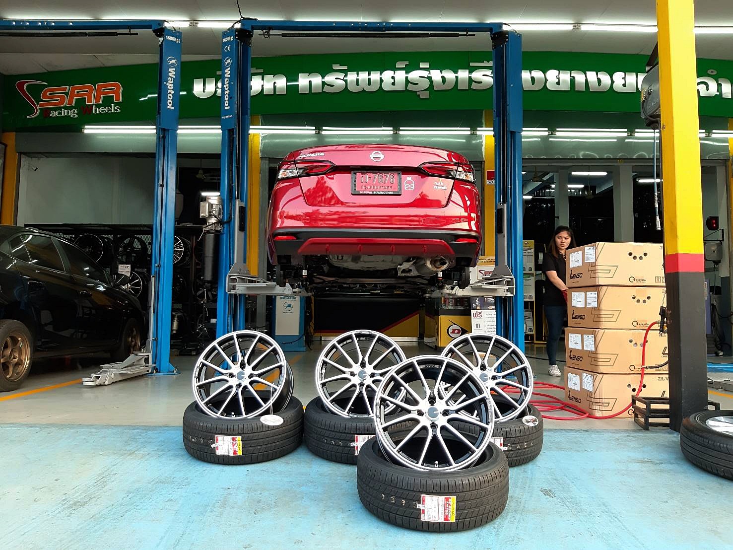 ENKEI TUNING SC48 ขอบ17 ET38 4x100 GBQR2FP