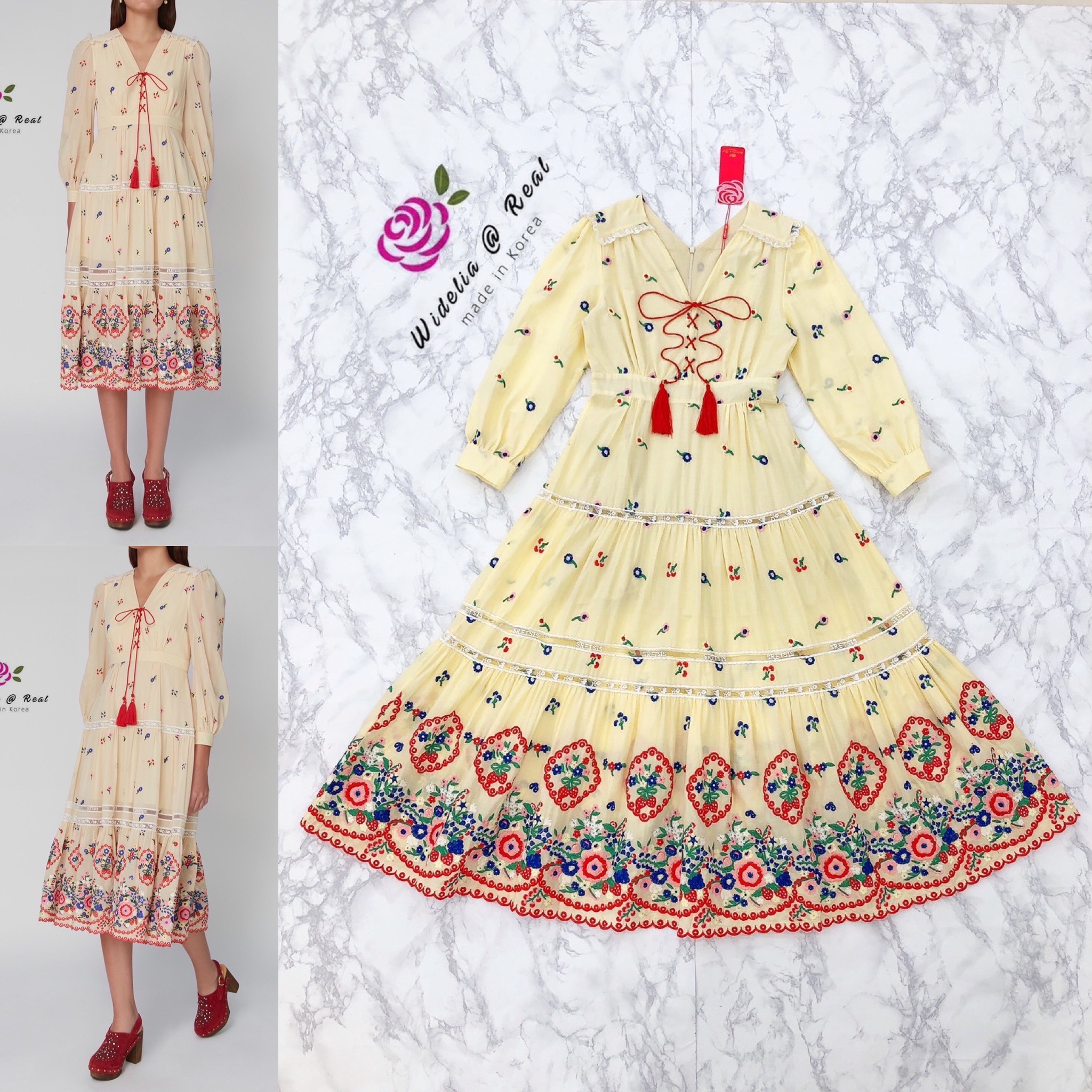 SRS Maxi Dress แม็กซี่เดรสตัวยาวแขนยาวแสนสวย
