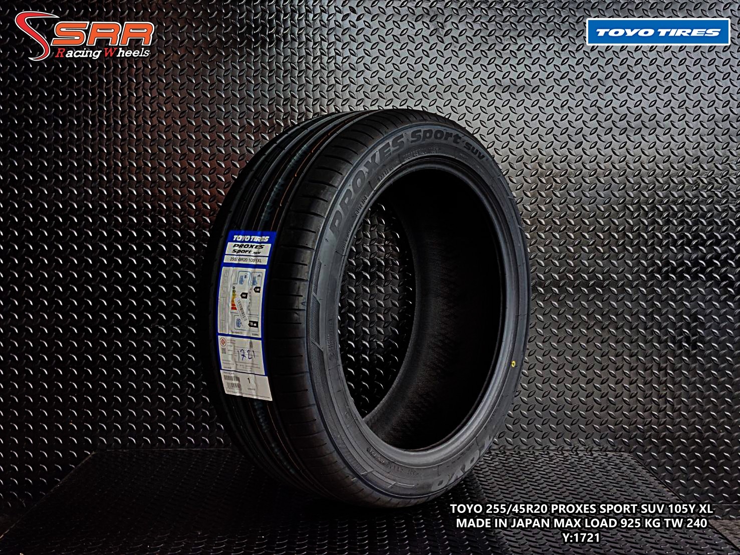 TOYO PROXES SPORT SUV 255/45R20 ยางใหม่ปี23 ราคาพิเศษ - ล้อแม็กซ์ 