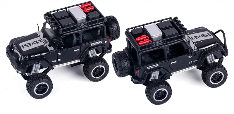 Jeep Big wheel โมเดลรถเหล็ก รถจี๊ป ล้อโต scale 1:32 มีเสียงมีไฟ (ปลีก-ส่ง)