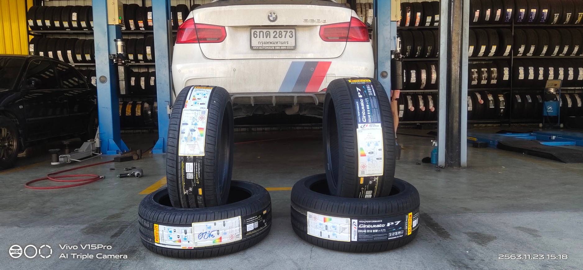 PIRELLI CINTURATO P7 R-F 225/45R18 ยางรันแฟลต ปี20 ราคาพิเศษ