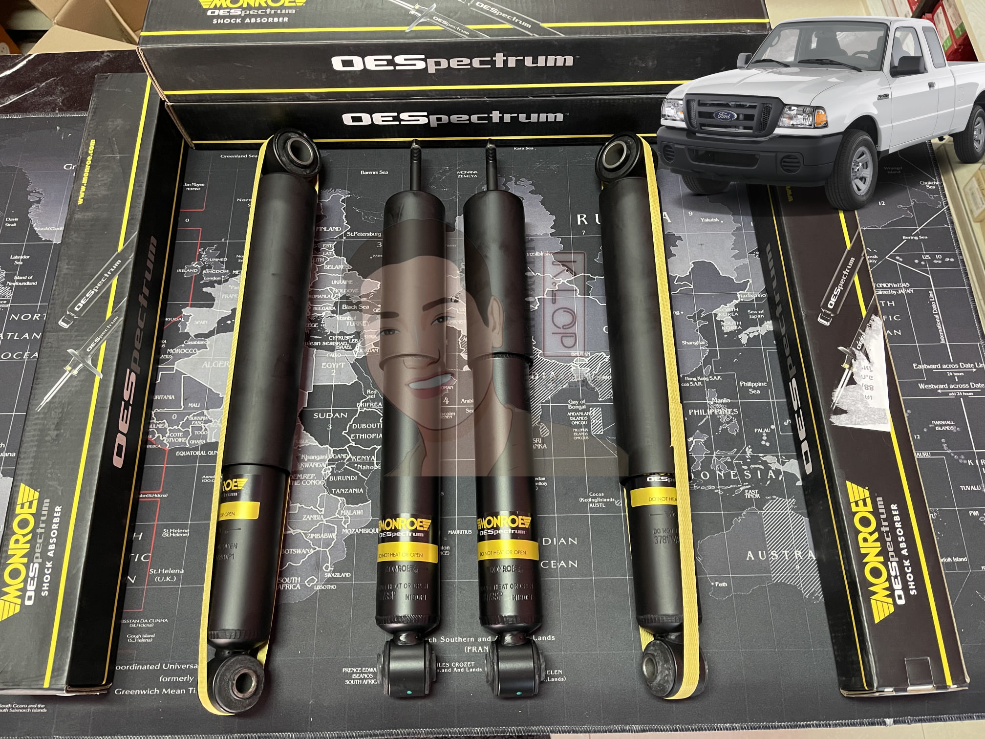 ชุดโช๊คอัพ-หน้า หลัง(MONROE) FORD RANGER (แรนเจอร์) 4x4 รุ่น OE SPECTRUM