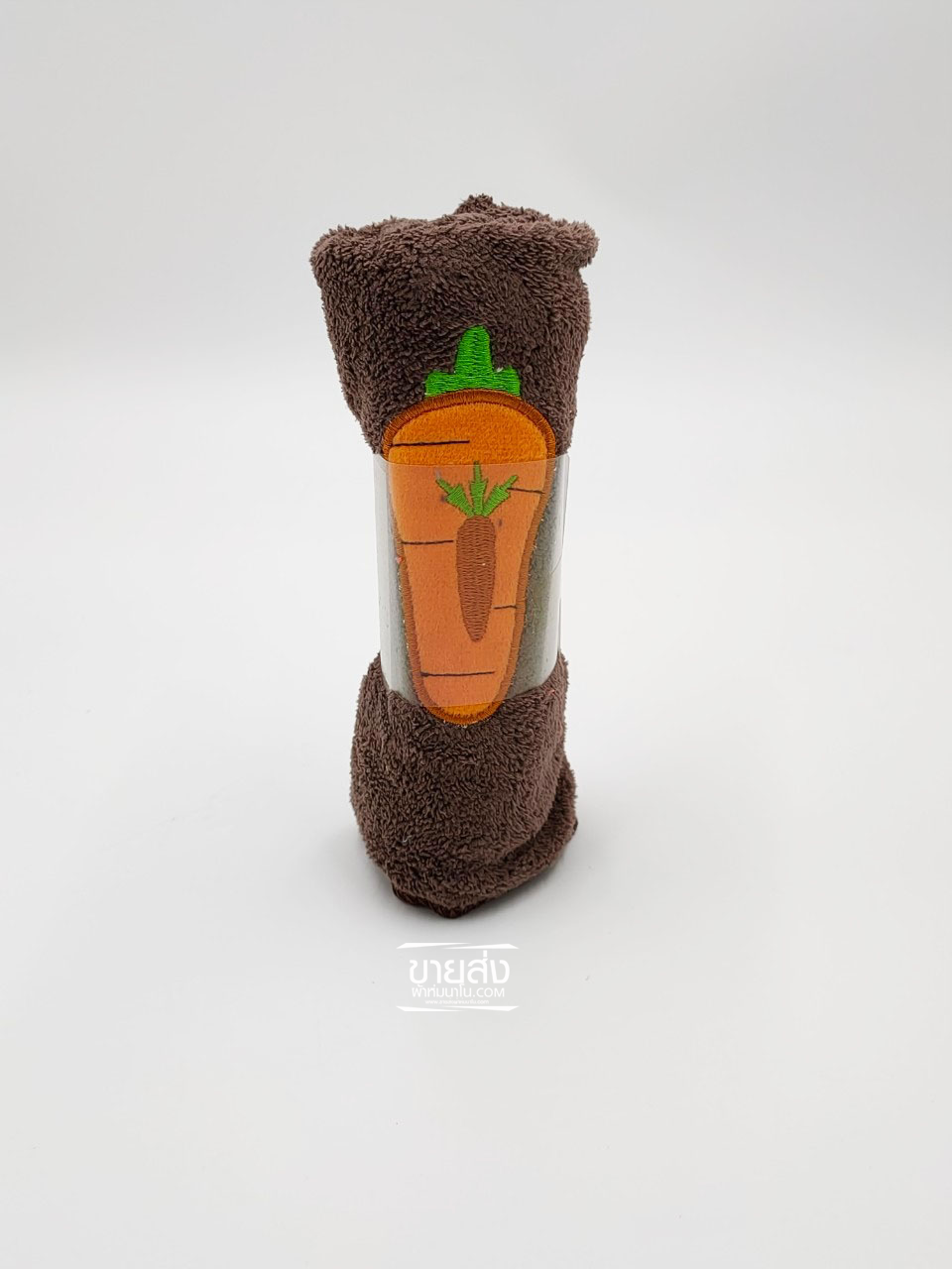 ผ้าเช็ดผมขนเป็ดแบบปักลายการ์ตูน ( 1โหล )