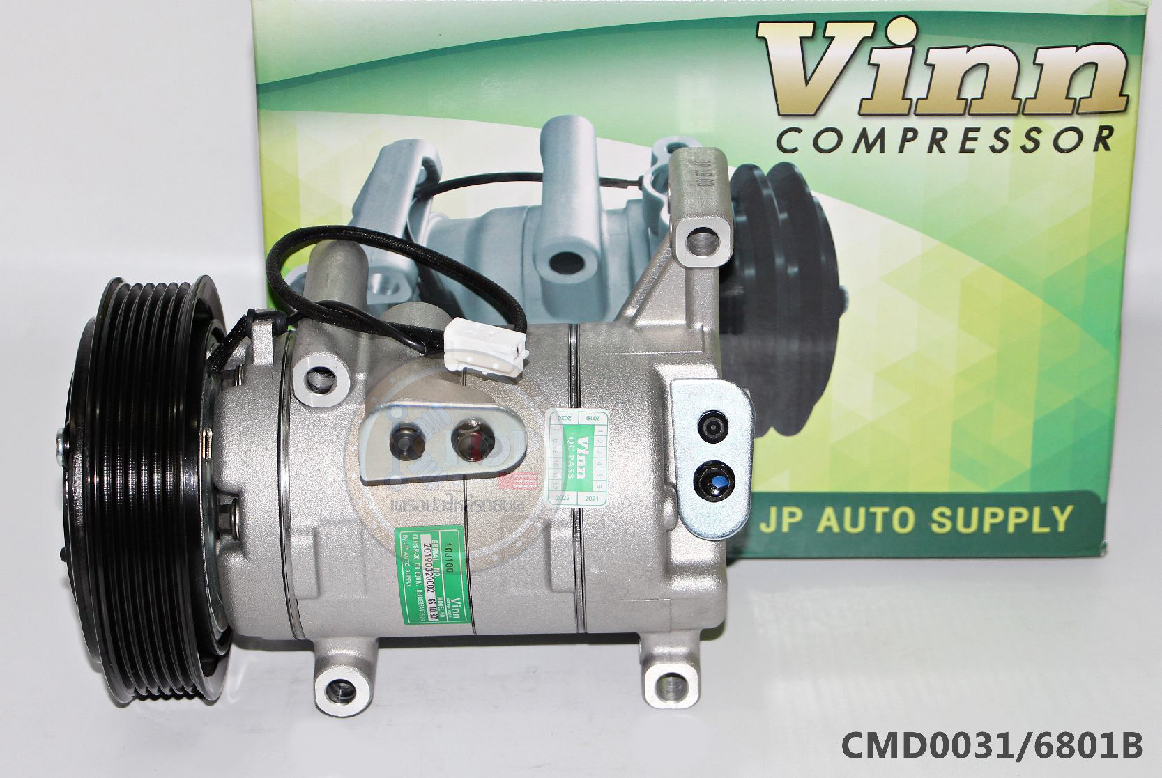 CMD00316801B คอมแอร์(Vinn) MAZDA 3 (1.6) (ลูกสูบ) ไม่มีบ่า รูใหญ่