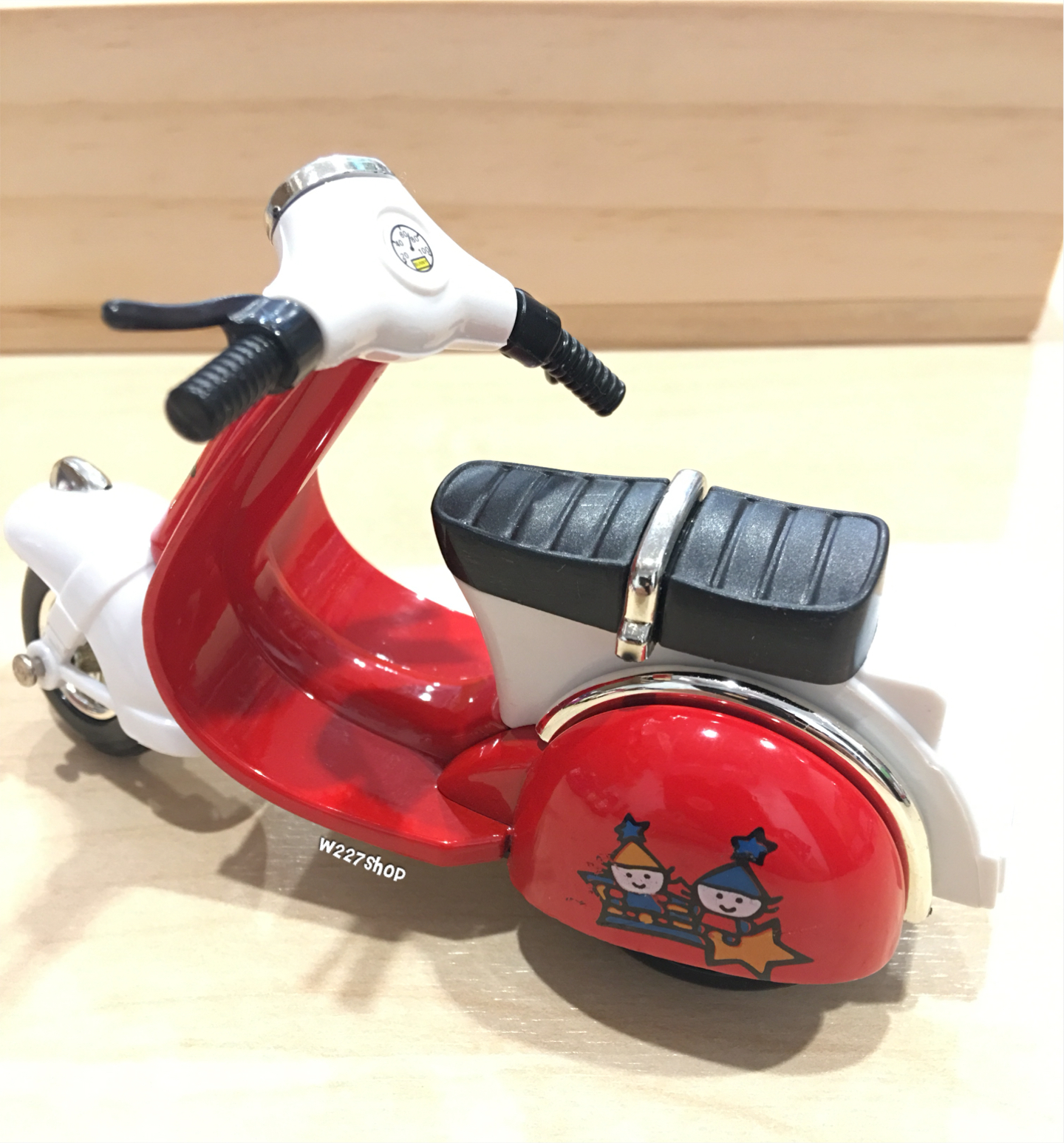 โมเดลรถเหล็ก รถเวสป้า ลายการ์ตูน (ปลีก-ส่ง)